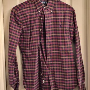 Polo Ralph Lauren Men's Plaid Shirt - Red and Blue